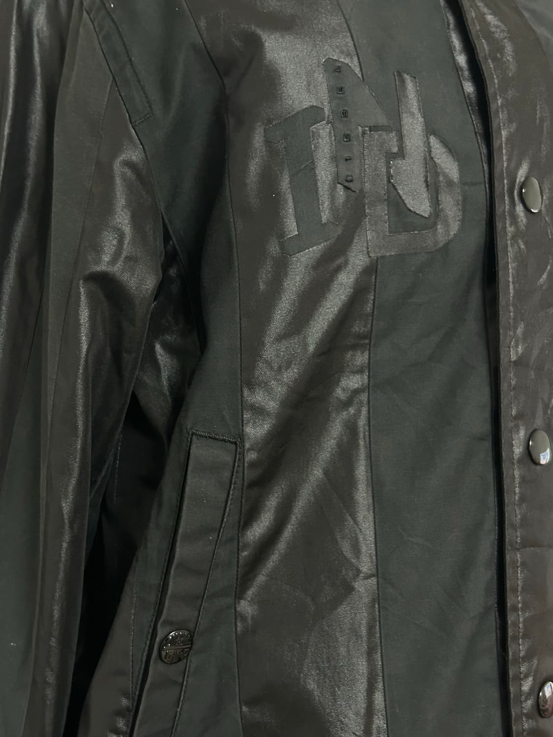 Disel 블랙 스타디움 코치 자켓 락시크 상품이미지2