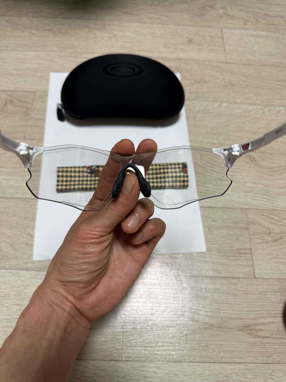 오클리 EV제로 패스 매트 화이트 프레임 클리어 투 블랙 이리듐 포토크로 상품이미지3