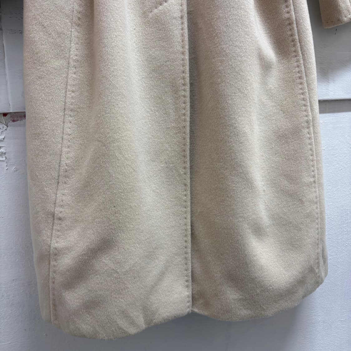 MAXMARA 막스마라 벨티드 로브 울 캐시 코트 (34) 상품이미지8