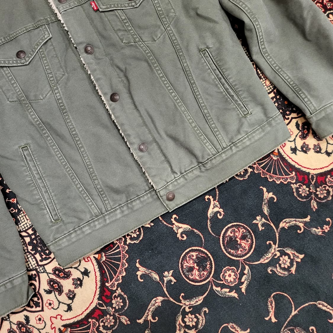 리바이스 쉐르파 데님 자켓 (S) 상품이미지4