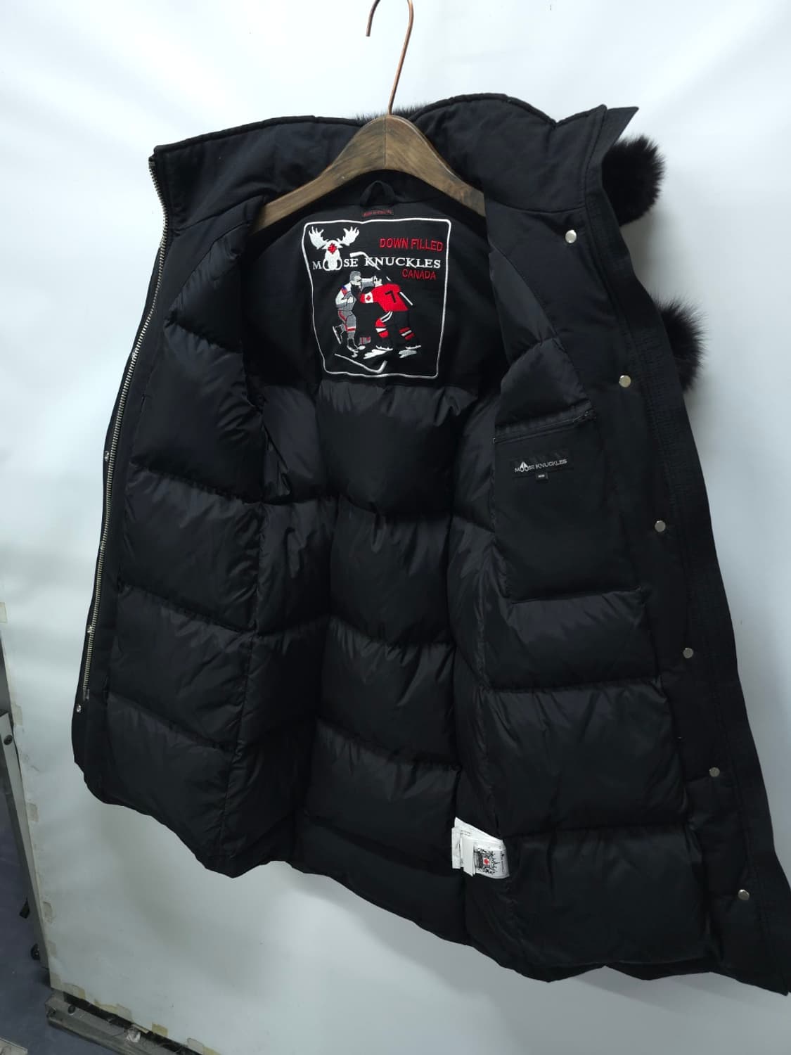 무스너클 스털링 블랙퍼 패딩 ( 여성 M/M ) 상품이미지8