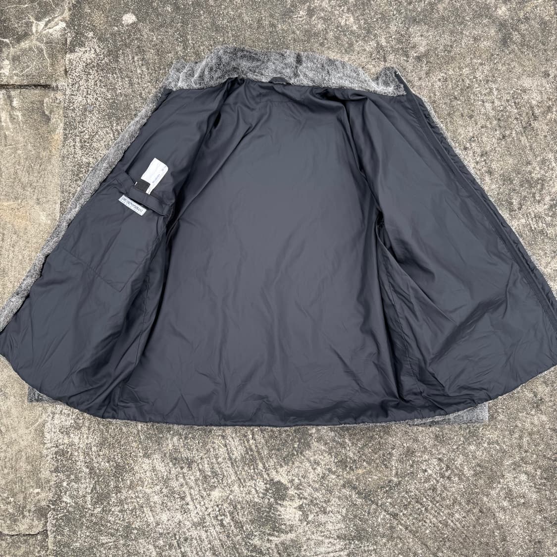 [XL] 90s Emporio Armani 아크릴 퍼 자켓 상품이미지3