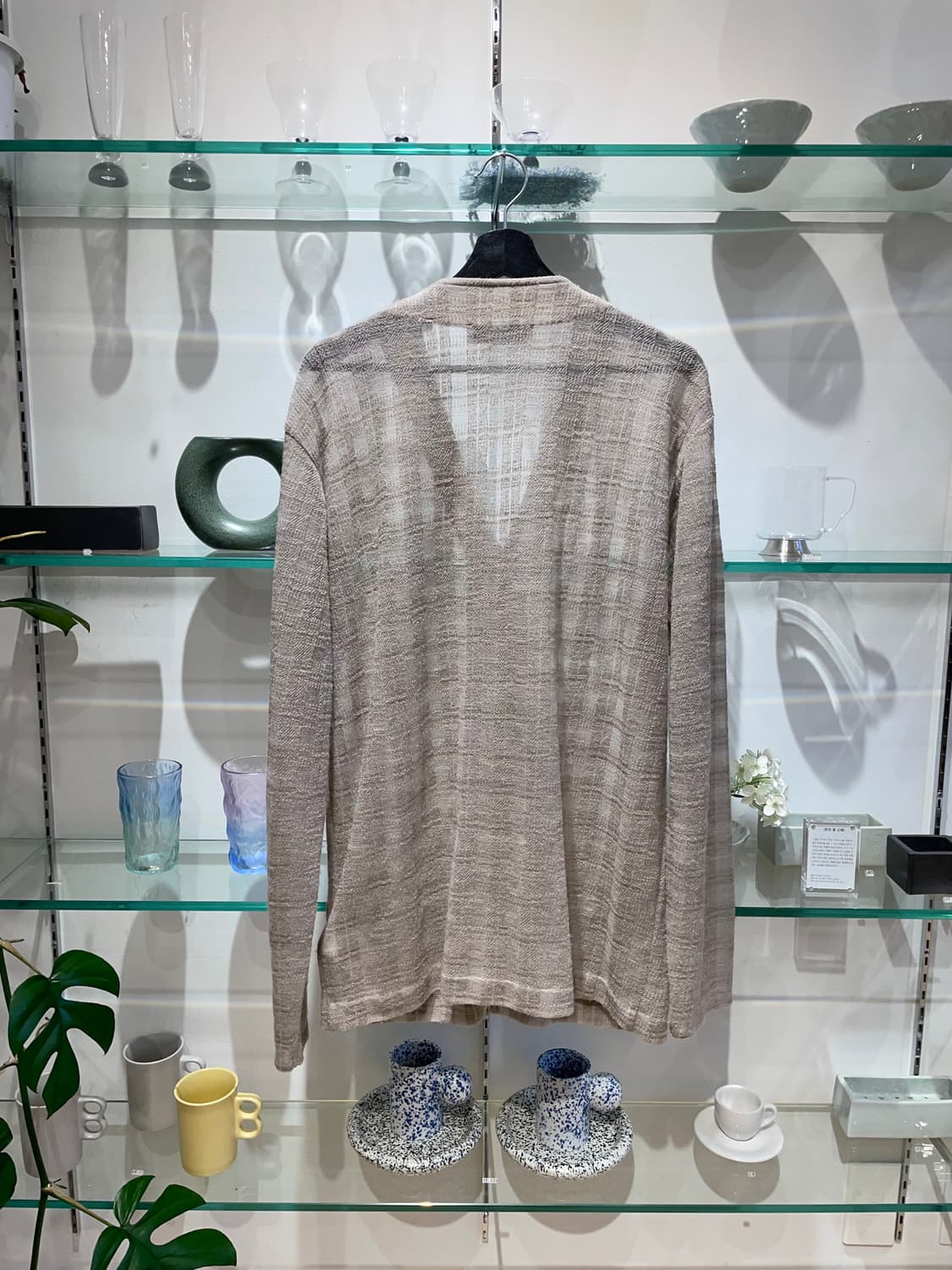 아워레가시 disintegration check cardigan 상품이미지2