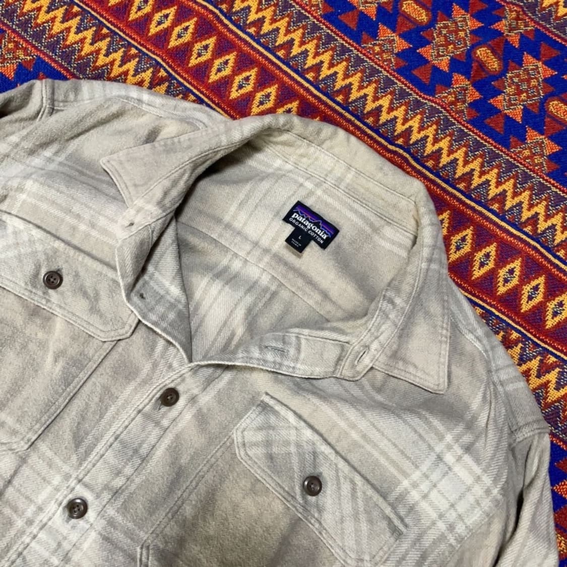 [105] 파타고니아 오가닉코튼 투포켓 체크 셔츠 상품이미지3