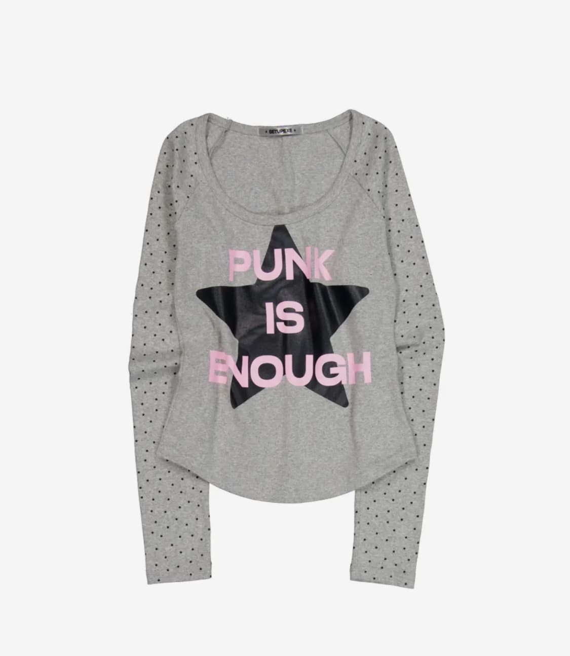 셋업이엑스이 스타 슬리브 펑크 탑 상품이미지1