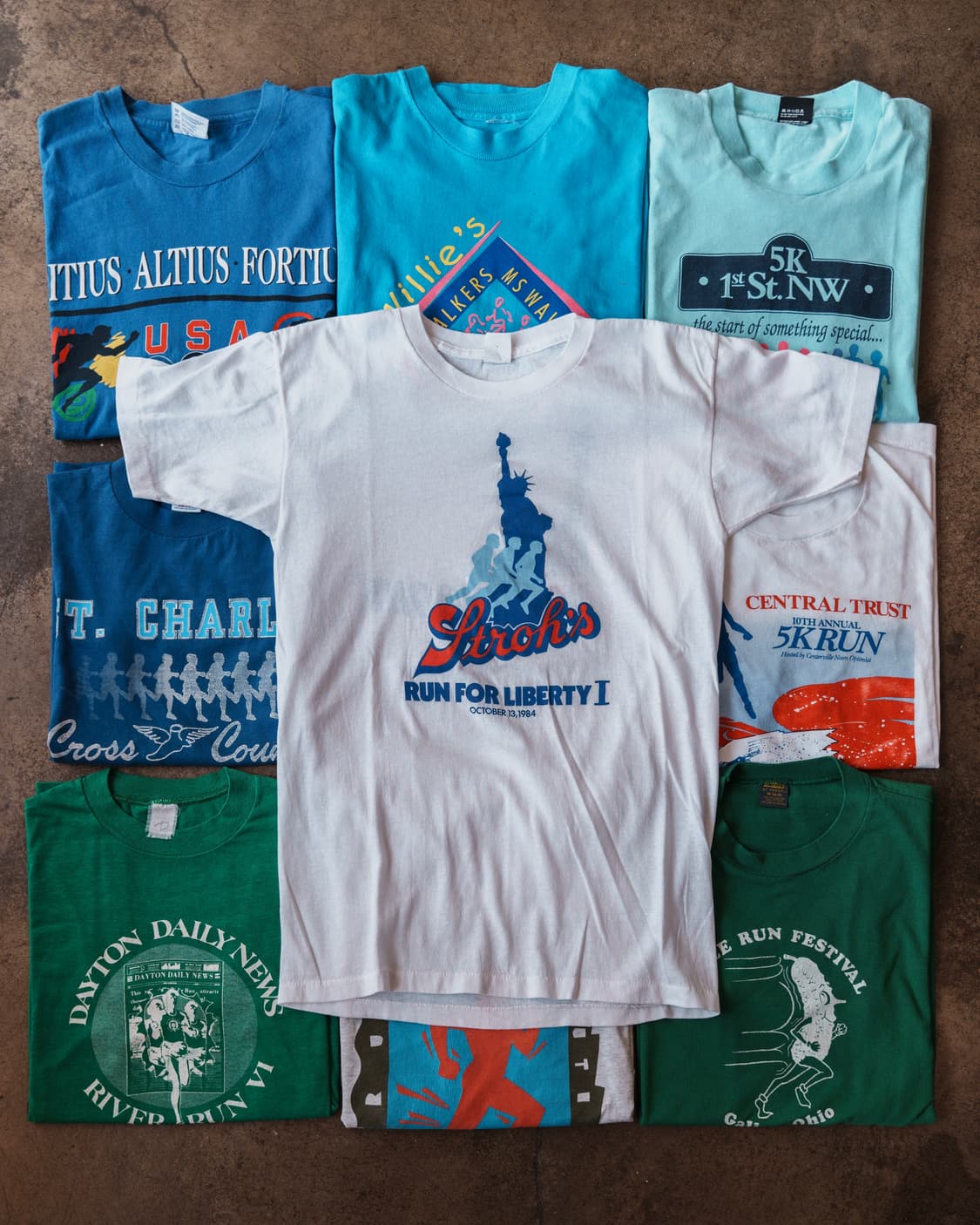 80’s USA “Run for Liverty” Promo T-shirt 상품이미지1