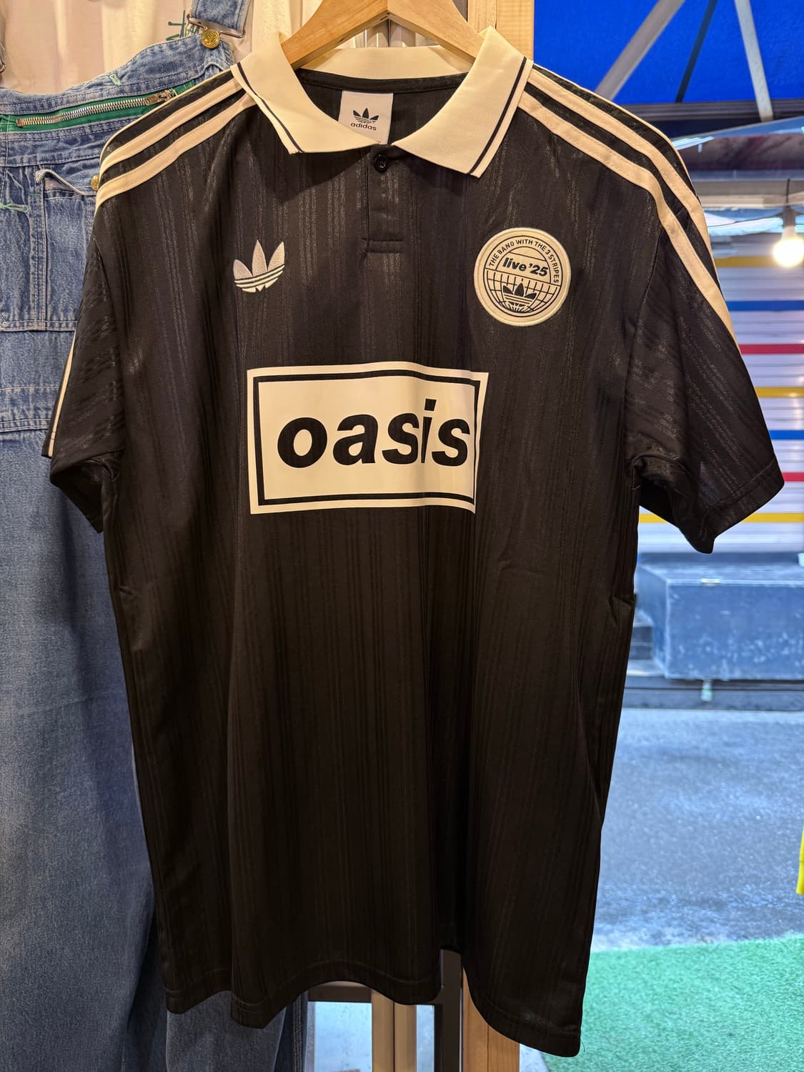 아디다스 x 오아시스 투어 자카드 져지 블랙 상품이미지1