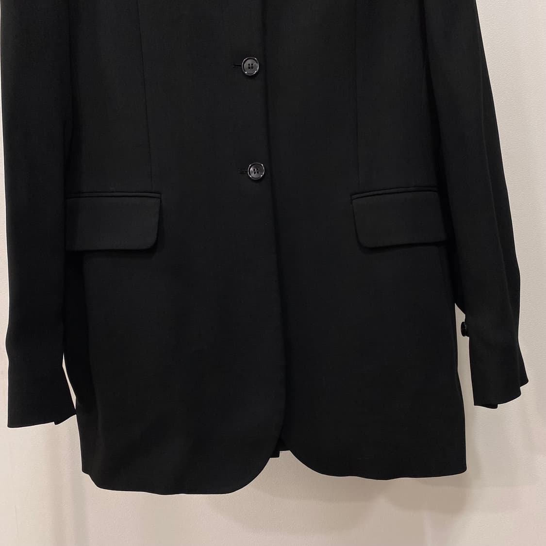 아크네스튜디오 울블렌드 핏 수트 롱 블레이저 자켓 상품이미지5