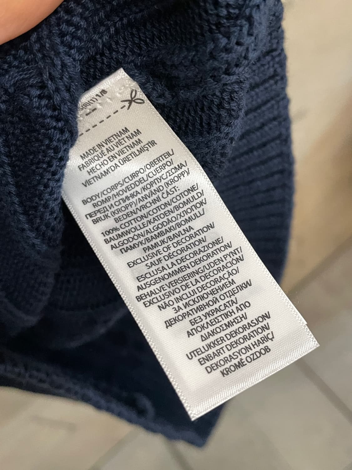 폴로 랄프로렌 브이넥 케이블 니트 상품이미지6