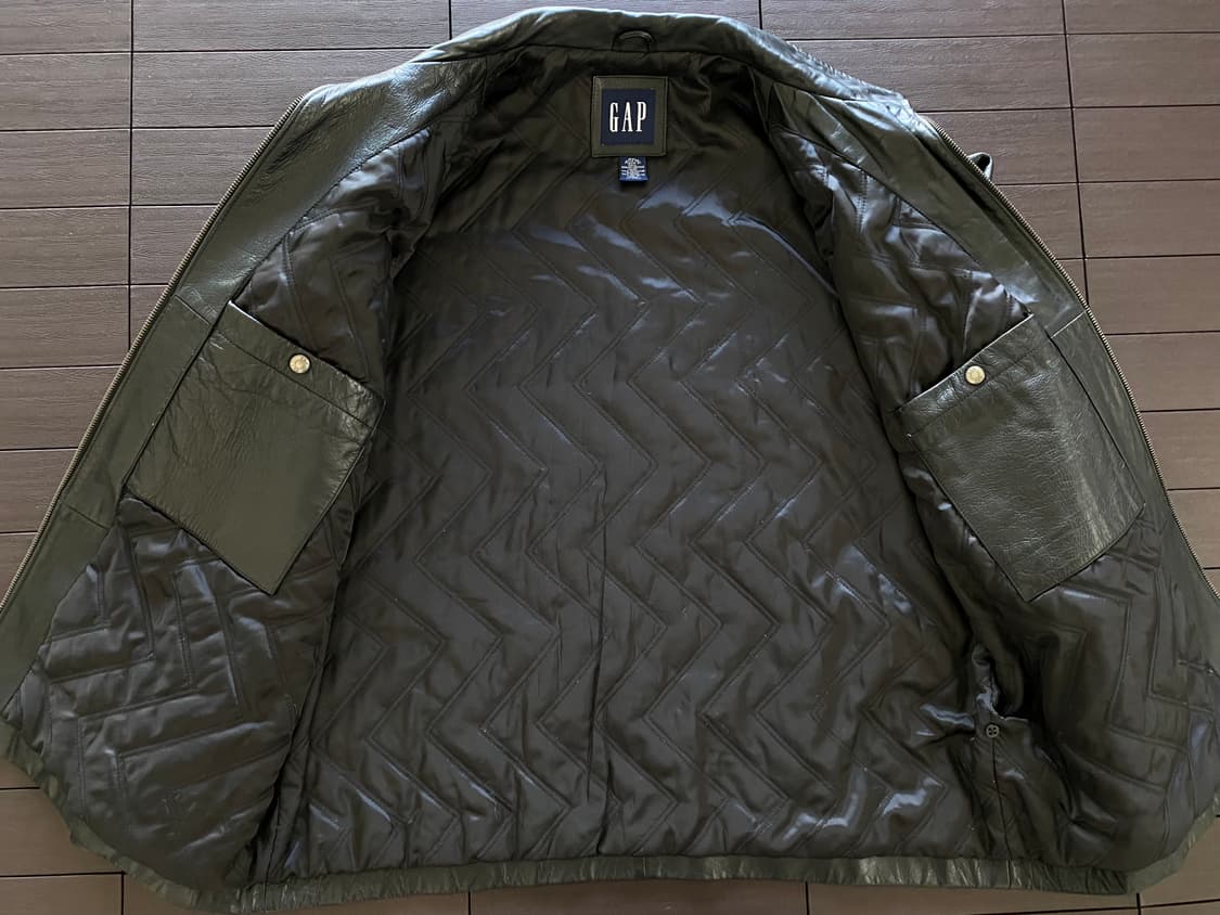 (XXL) 올드갭 레더 자켓 상품이미지5