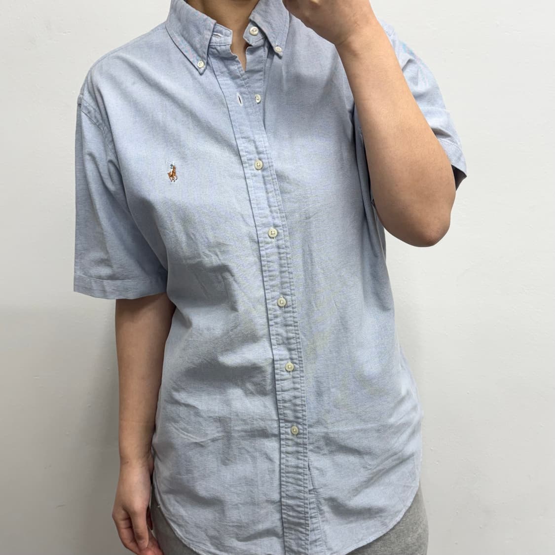 [M] 랄프로렌 클래식핏 반팔 셔츠 상품이미지1