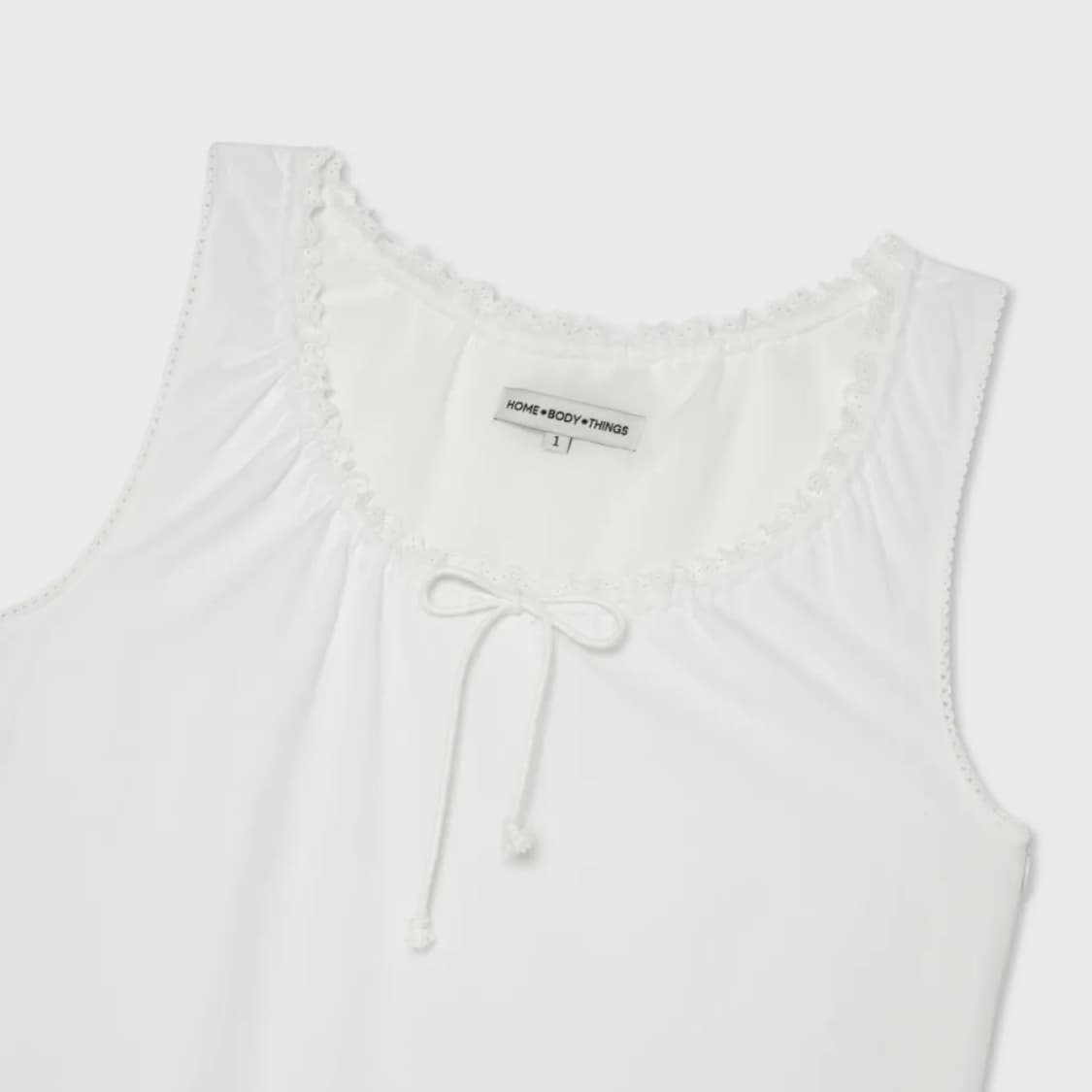 홈바디띵즈 레이스 슬리브리스 원피스 상품이미지5