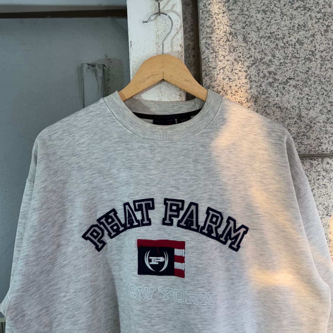 00s 팻 팜 USA 스펠 아웃 로고 맨투맨 상품이미지4