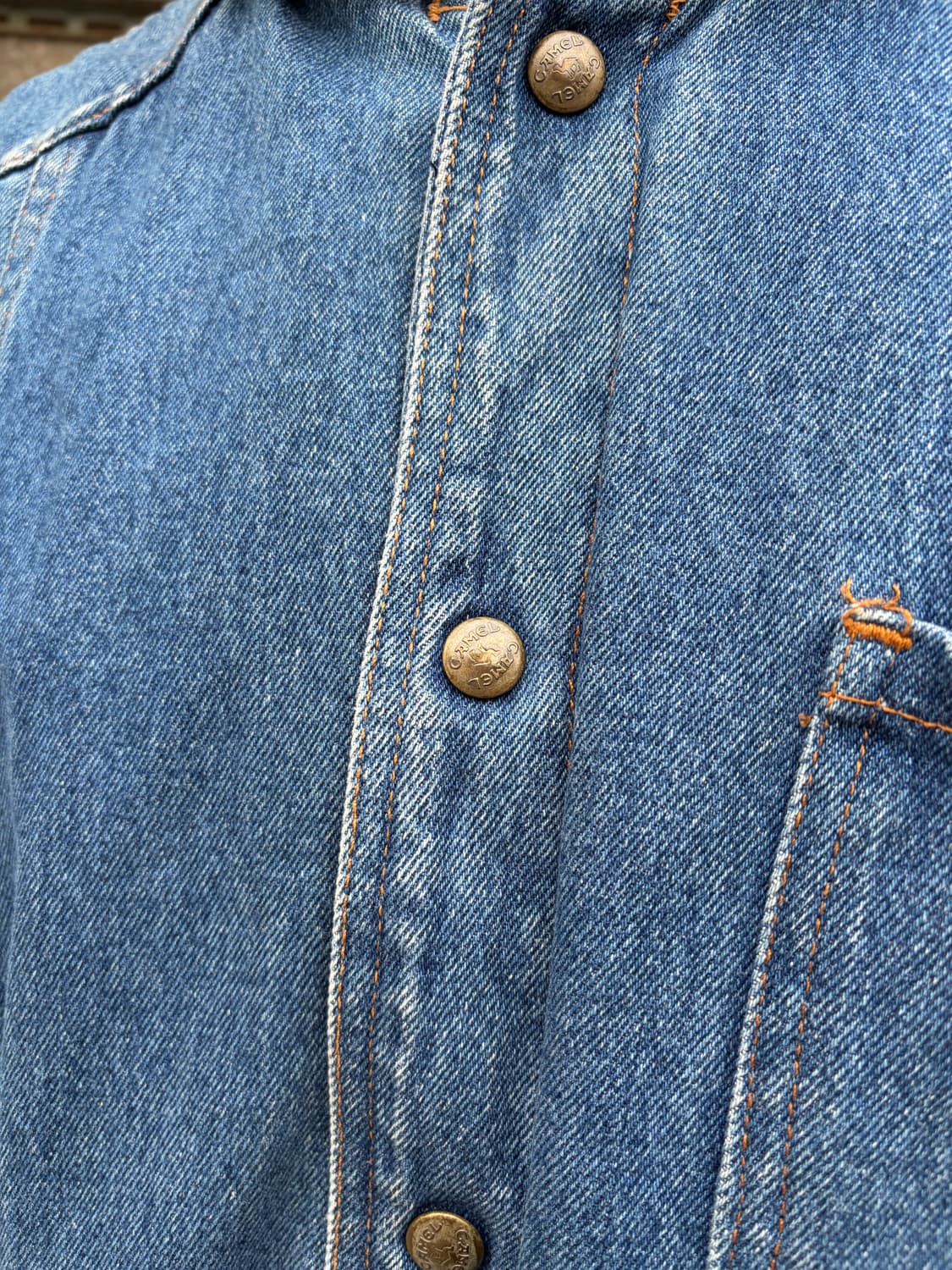 90‘s Camel Cigarettes Sherpa line denim  상품이미지6