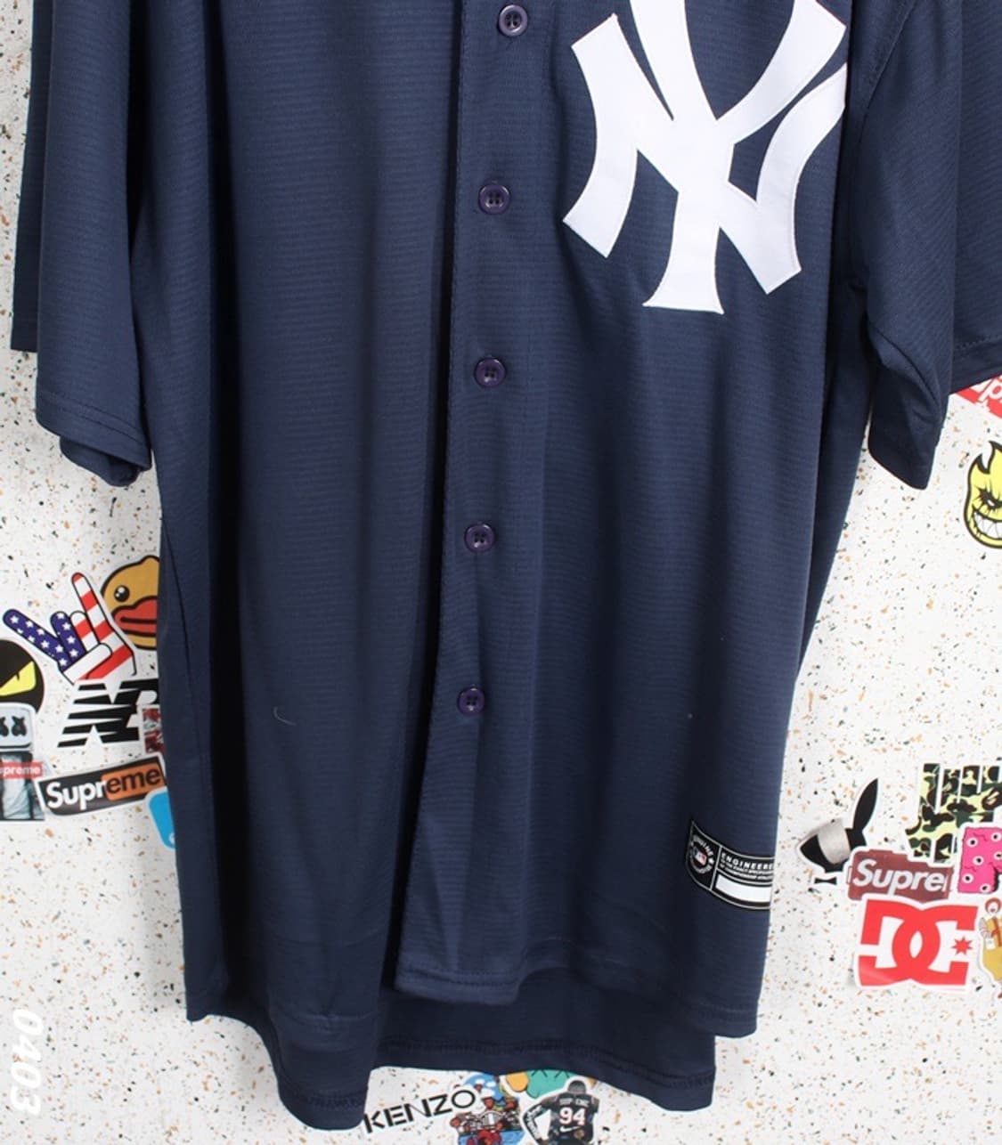 남성 L 나이키 엠엘비 지터 반팔 져지 27-3 상품이미지3