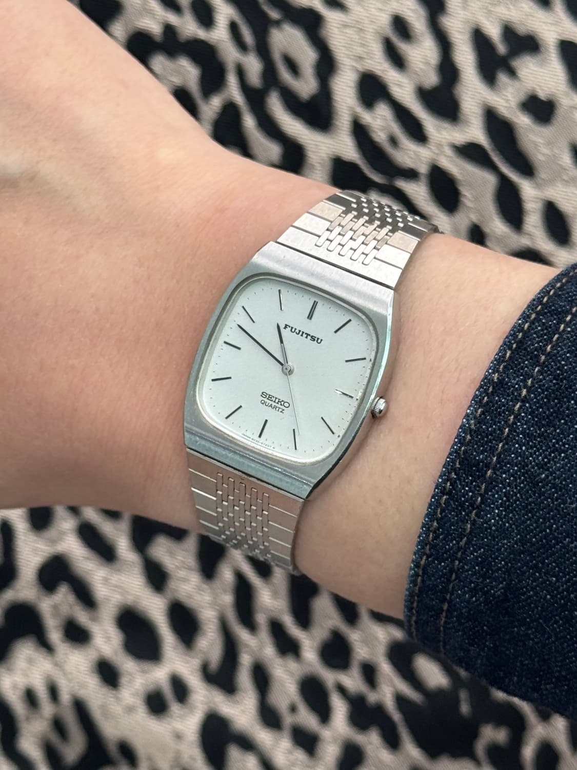 80s 빈티지 세이코 후지쯔 쿼츠  상품이미지10