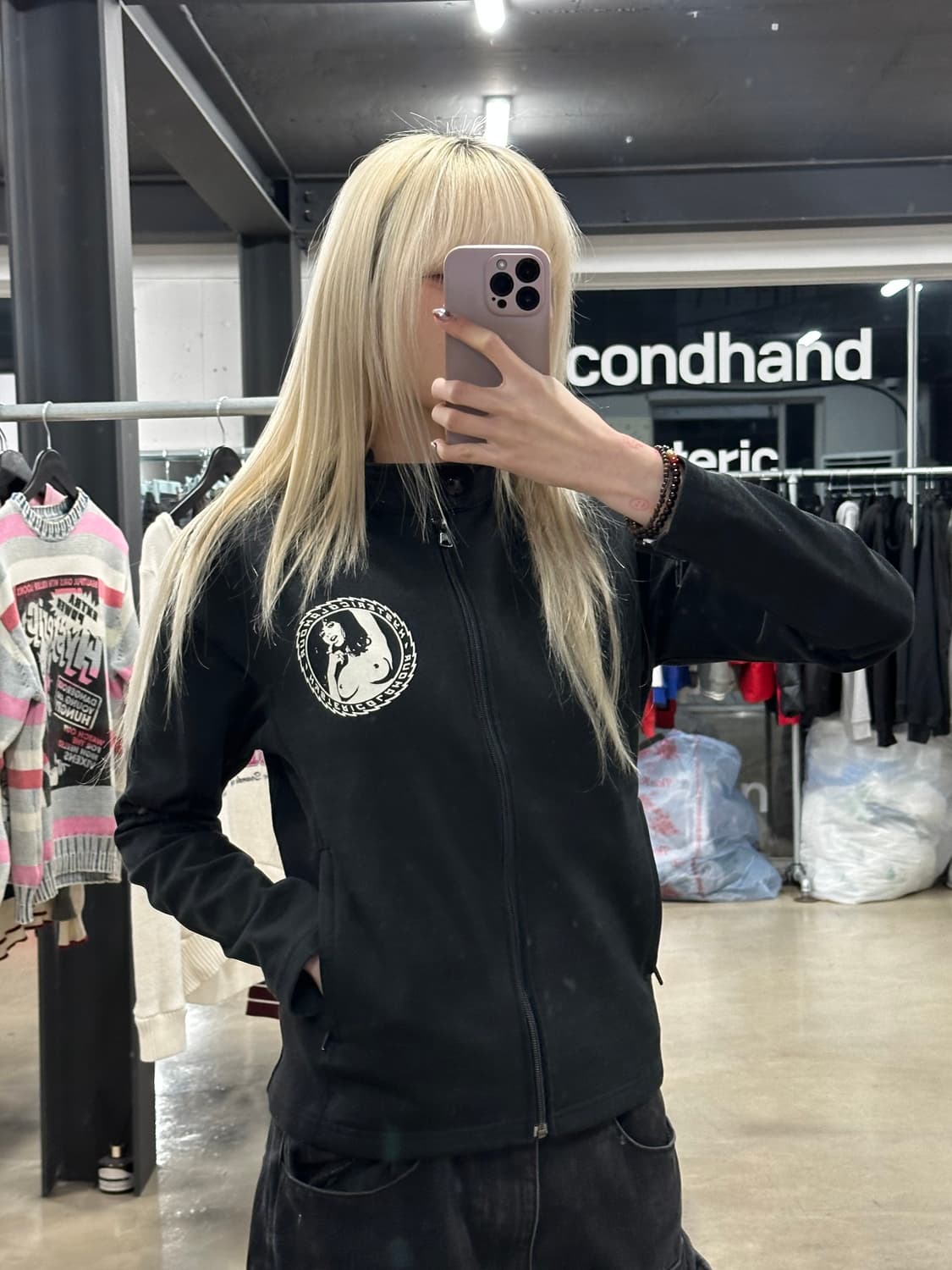 히스테릭 글래머 모터시티 져지 자켓 상품이미지1