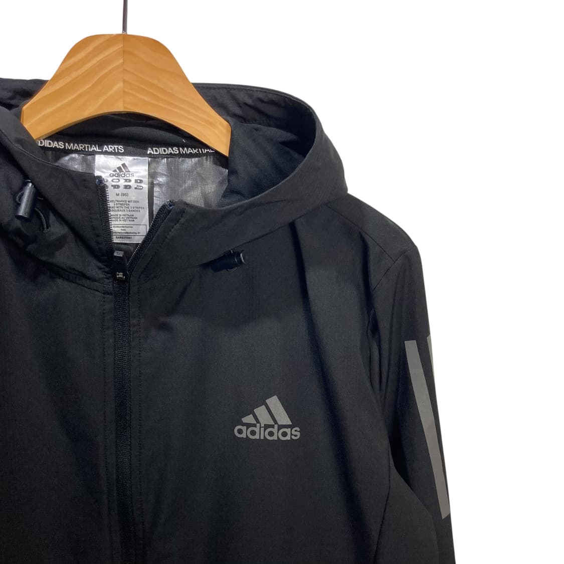 아디다스 블랙 바람막이 상품이미지3