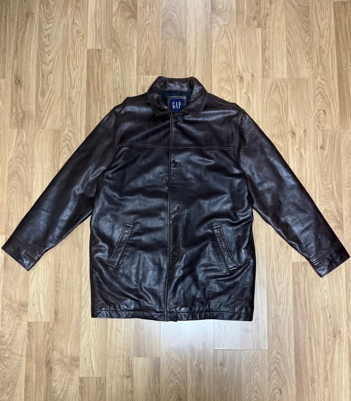 Gap 레더 카코트 Msize 상품이미지1