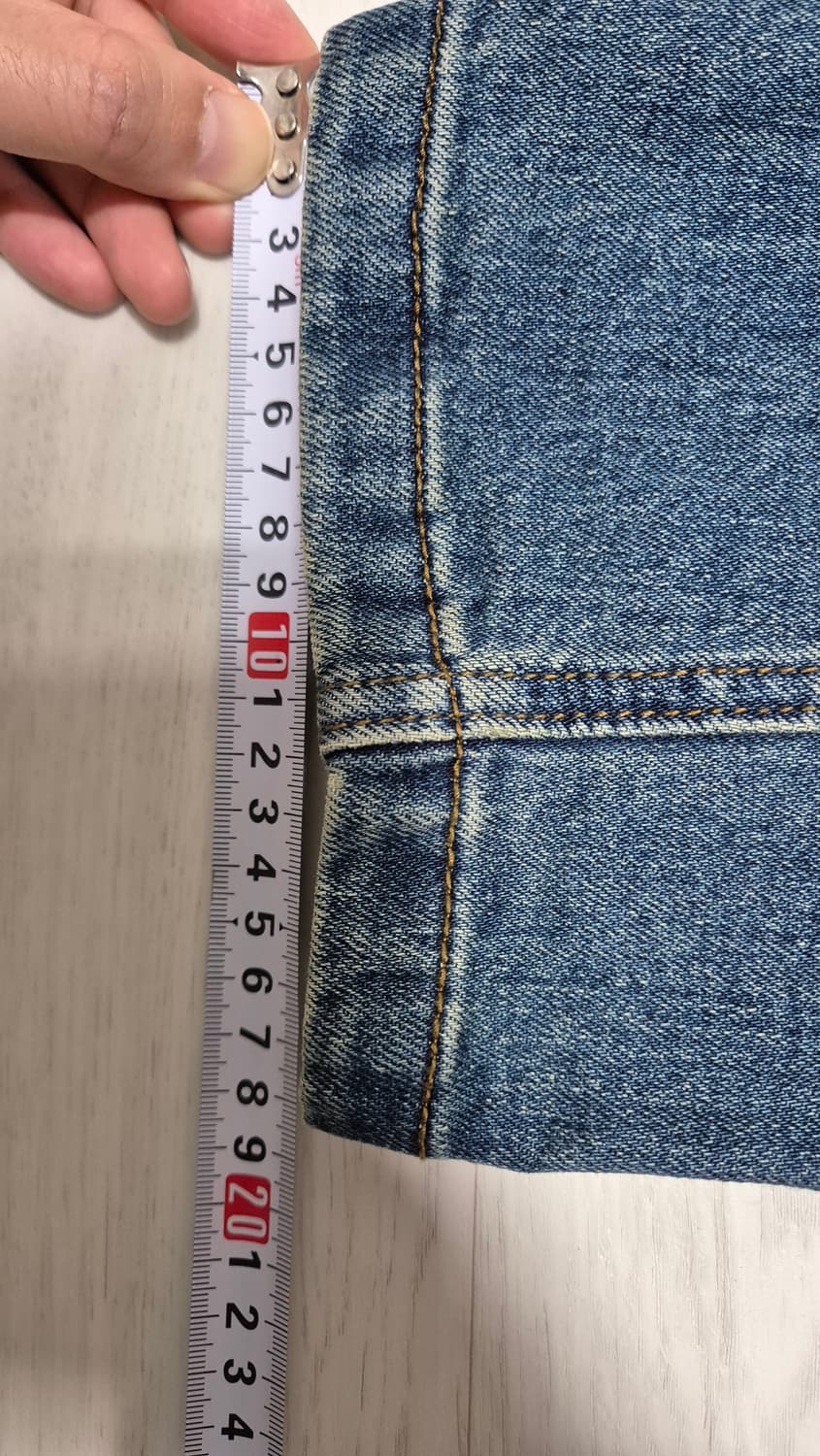 리버클래시 허리밴딩 플리츠 데님 팬츠 상품이미지8