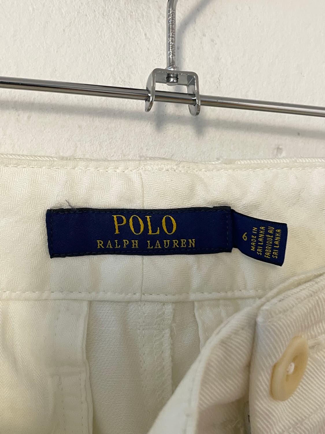 폴로 화이트 코튼 팬츠  상품이미지7