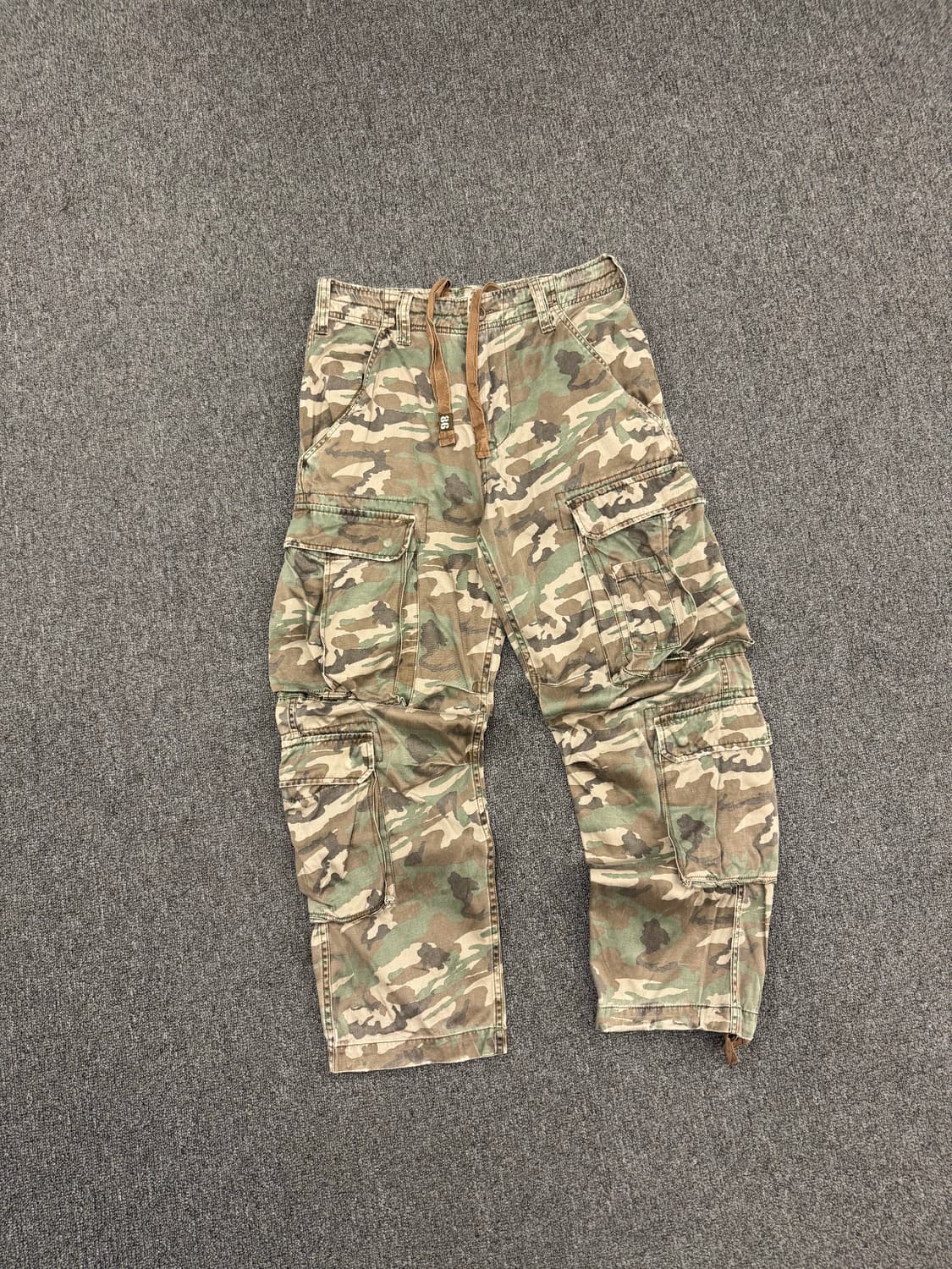 OS)R.C.c 986 빈티지 카모플라쥬 멀티 포켓 카고팬츠 상품이미지2