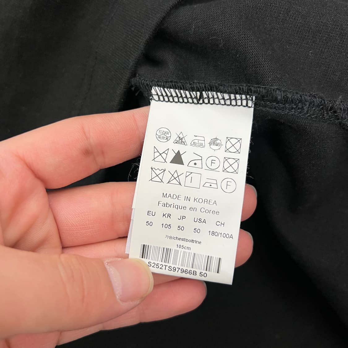 솔리드옴므 24ss 반팔 폴로셔츠 블랙 상품이미지5