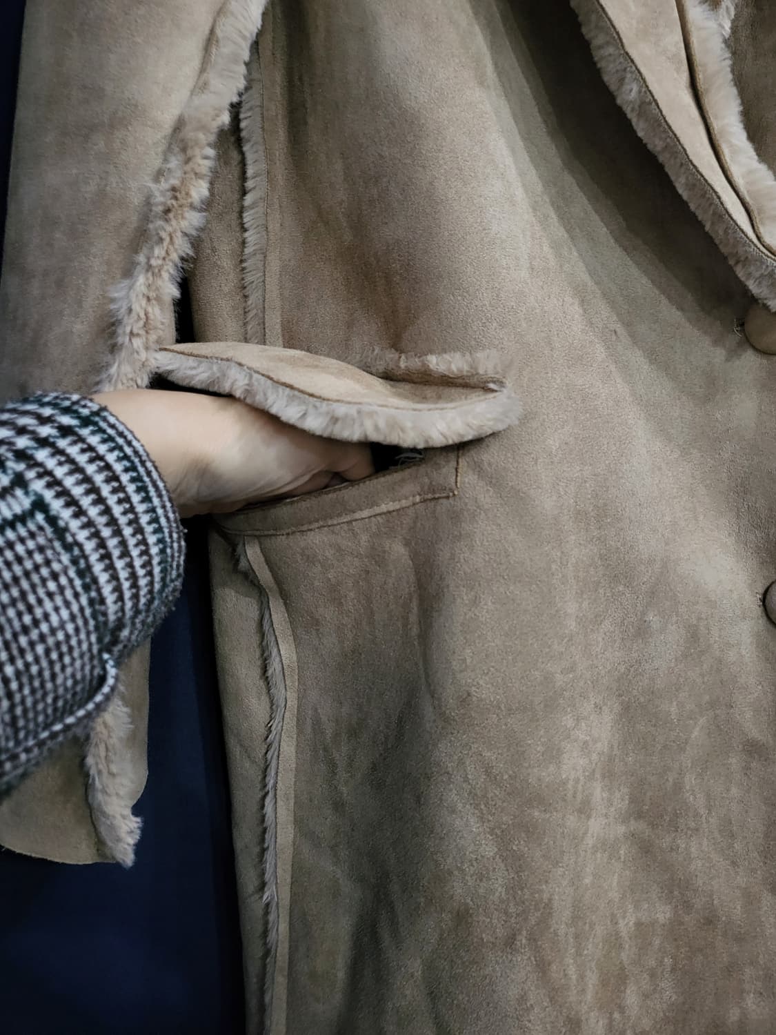 리버시블 양면 코트 상품이미지4