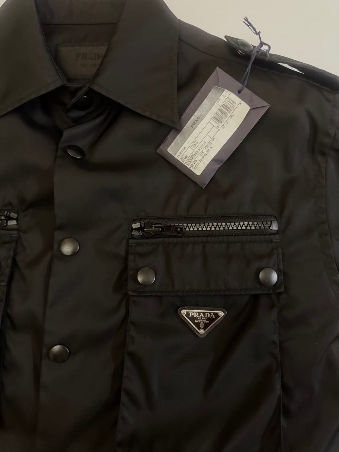 프라다  PRADA  나일론 개버딘  셔츠 쟈켓 SC489 상품이미지3