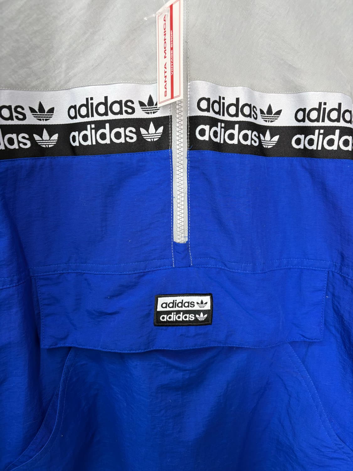 아디다스 R.Y.V 윈드 트랙탑 블루 아노락 자켓 A3494 상품이미지3
