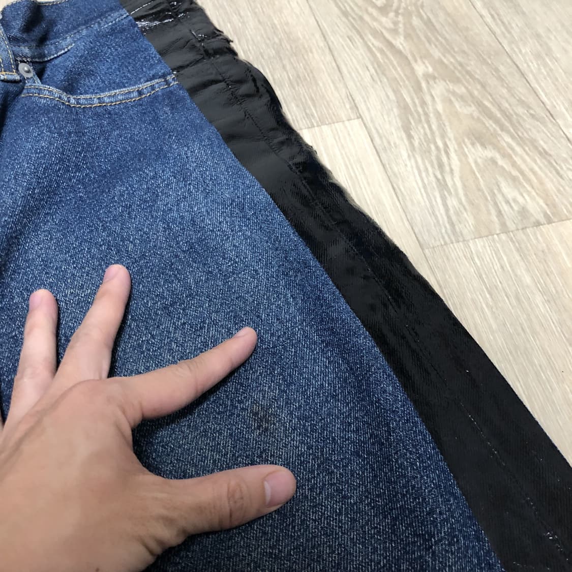 (31) SOE 일본제 하이엔드 테이퍼드 테이핑 데님 상품이미지9