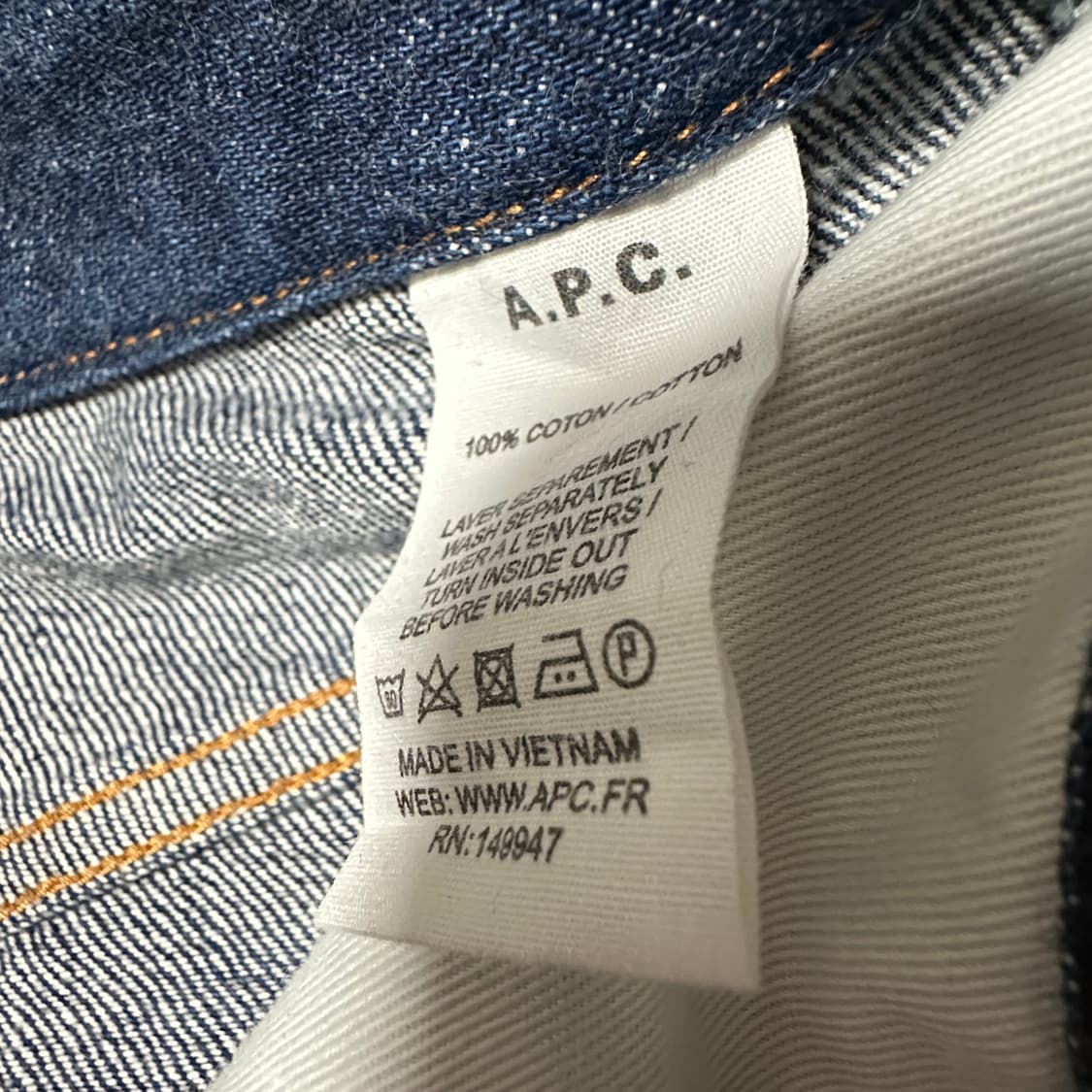 APC woman denim skirt 상품이미지4