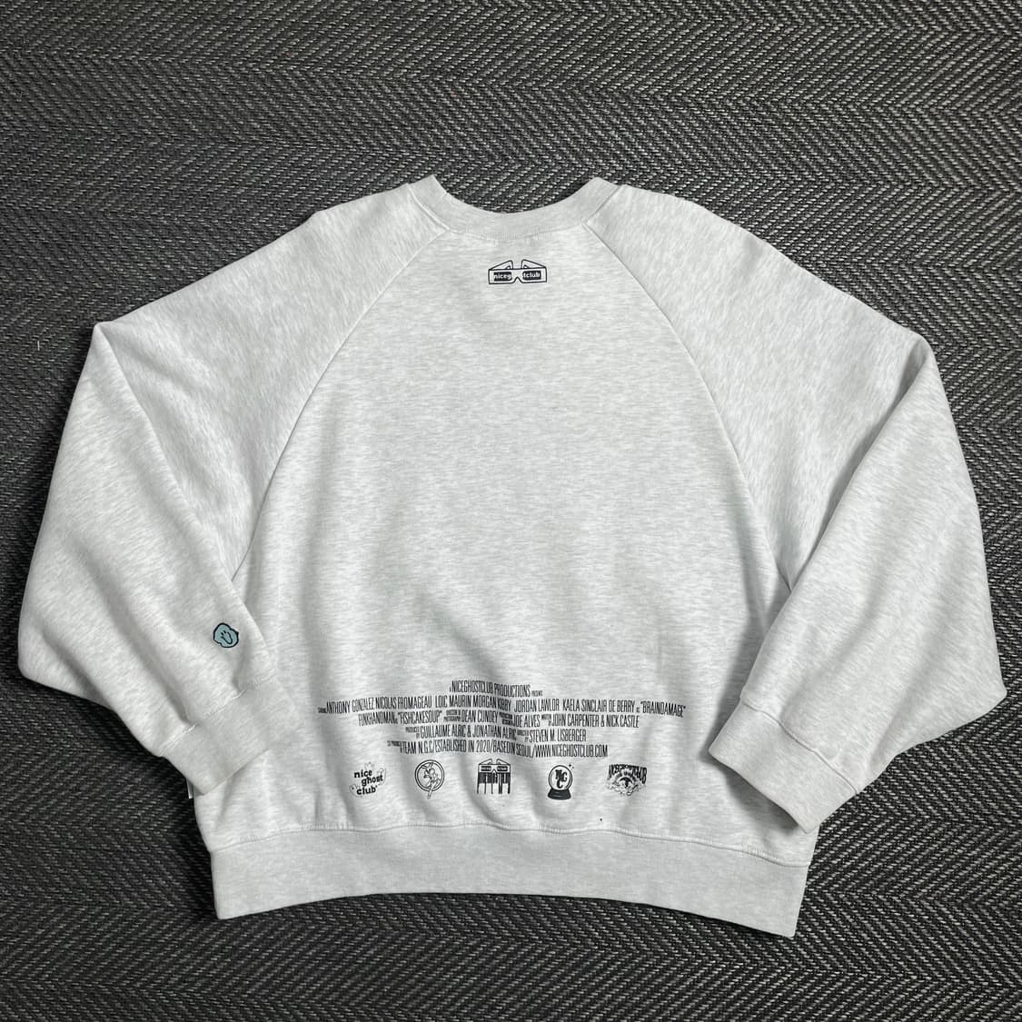 나이스고스트클럽 박시핏 빅로고 스웻 맨투맨y 4748 상품이미지7