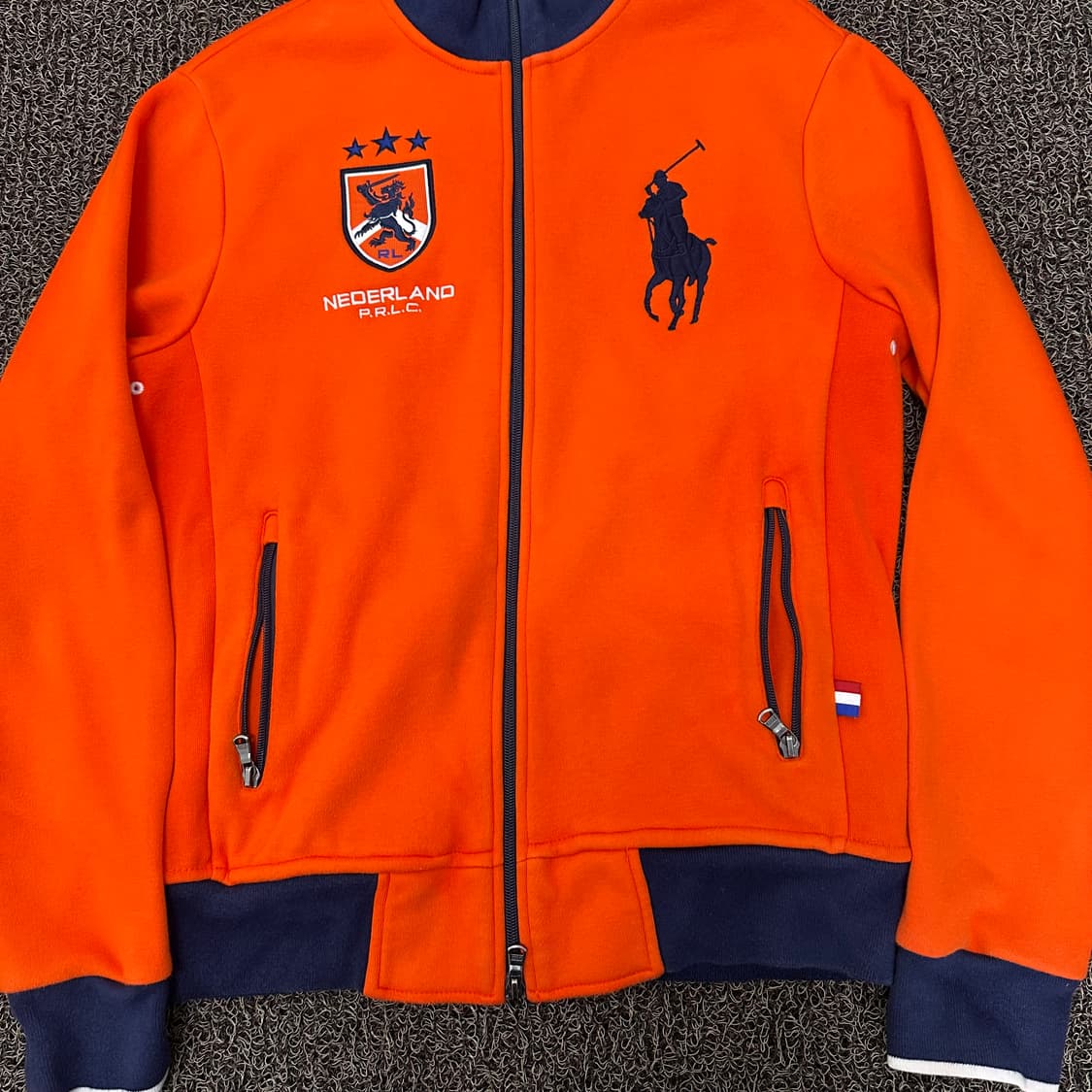 POLO 폴로 랄프로렌 빅포니 네덜란드 코튼 집업 져지 S 상품이미지3