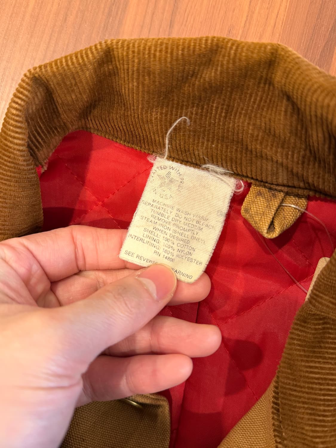 80-90s Carhartt 칼하트 덕 캔버스 초어 자켓 (USA) 상품이미지10