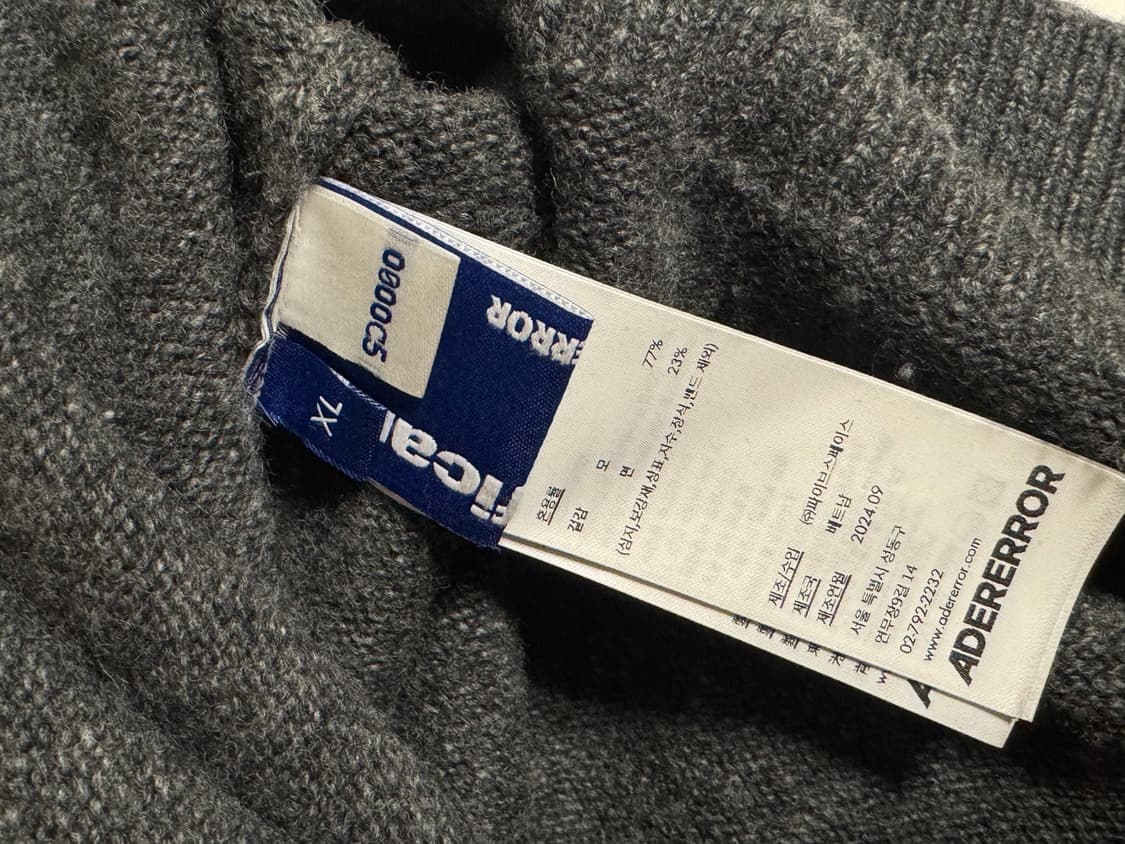 [XL] 아더에러 시그니피컨트 TRS태그 니트 상품이미지5