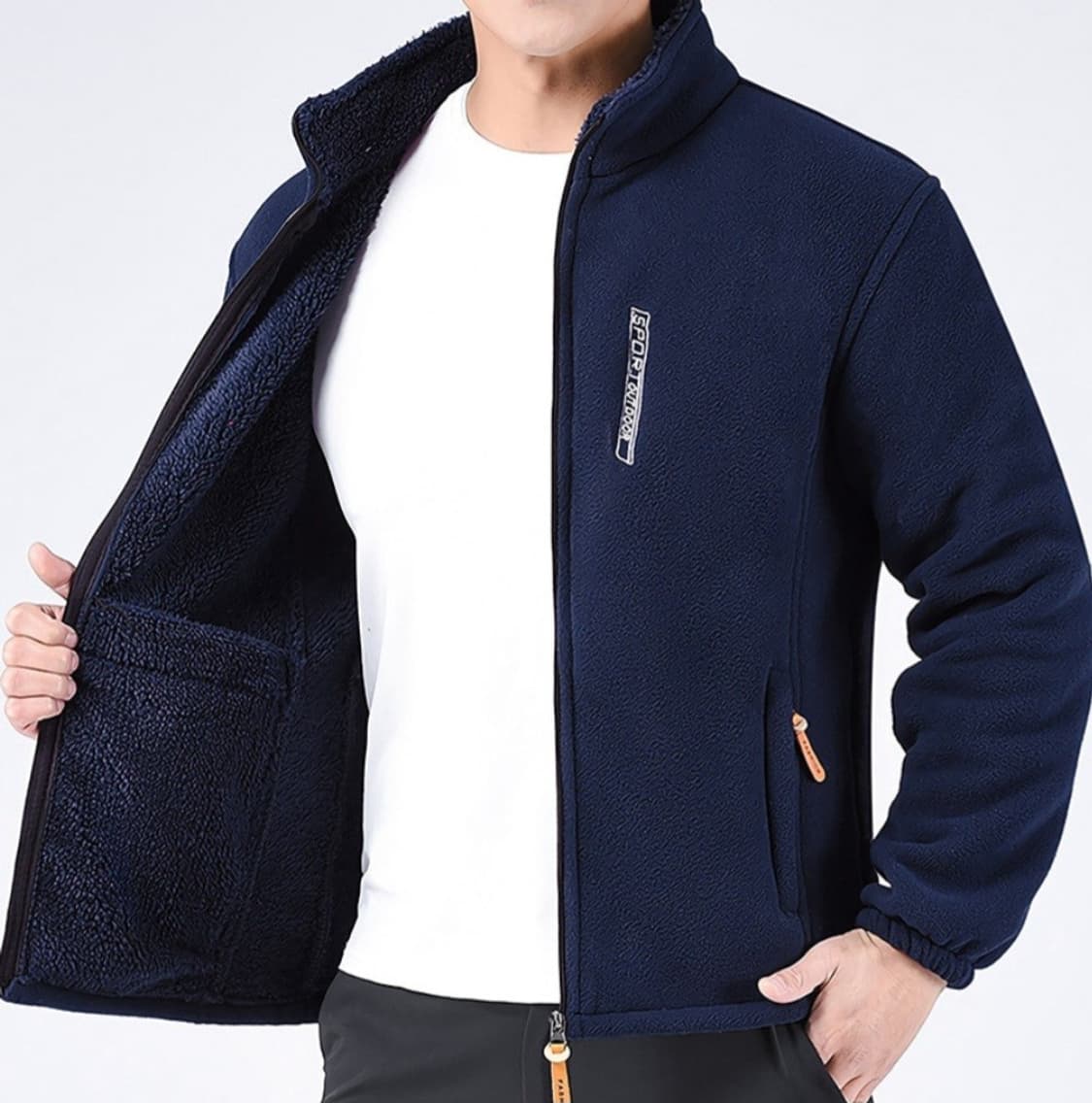 후끈한 후리스집업자켓 작업복 등산복 낚시복 캠핑복 보온후리스 겨울점퍼자켓 상품이미지5