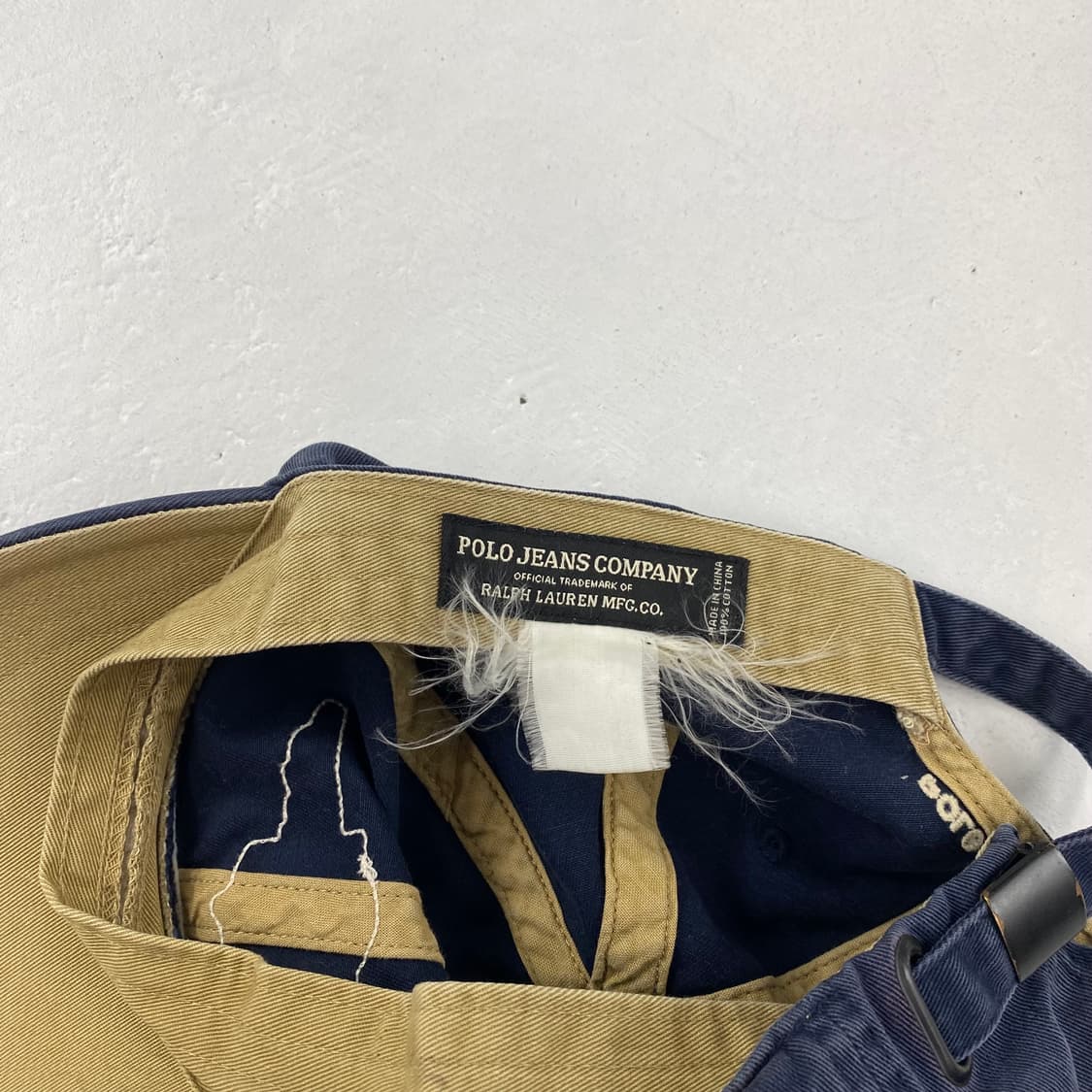 폴로 진스 윙로고 자수 네이비 볼 캡 상품이미지8