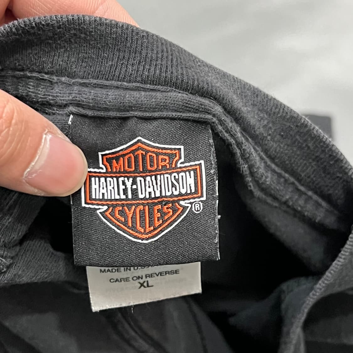  USA 할리데이비슨 100주년 엔진 프린팅 반팔티 y15699 상품이미지7