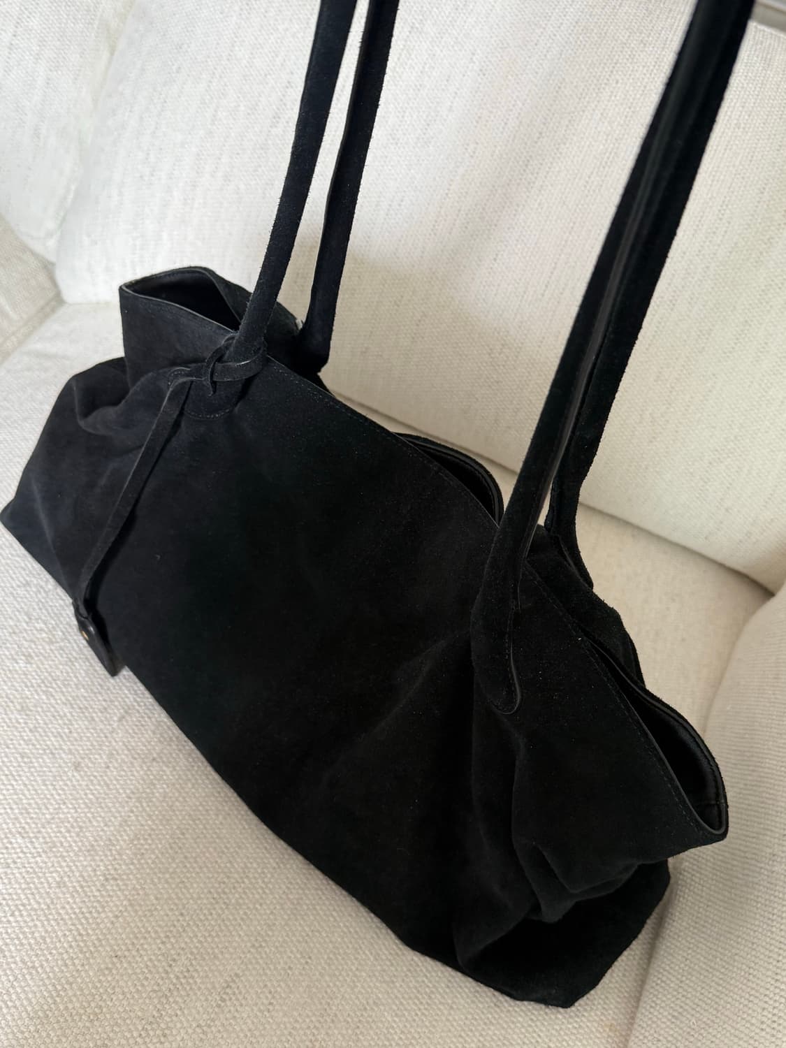 로우클래식 HARICOT BAG_BLACK SUEDE 상품이미지5