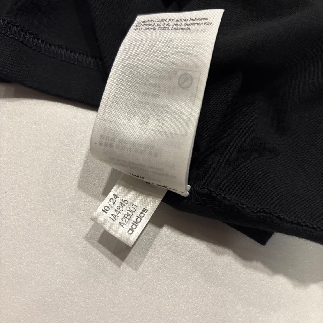 [3XL] 아디다스 삼선 반팔 티셔츠 블랙 E100 상품이미지6