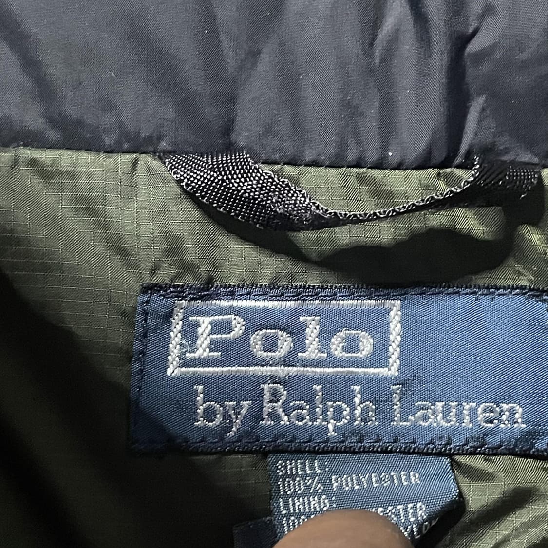 10s 폴로 랄프 로렌 투톤 배색 덕다운 패딩 자켓 상품이미지3