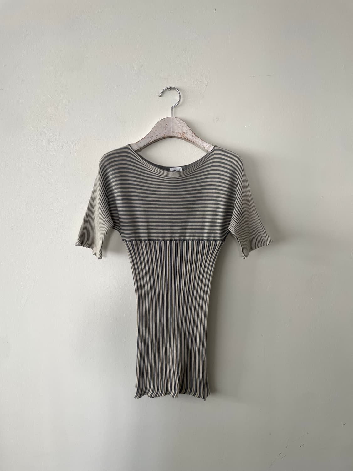 ARMANI COLLEZIONI cotton pleats knit 상품이미지1