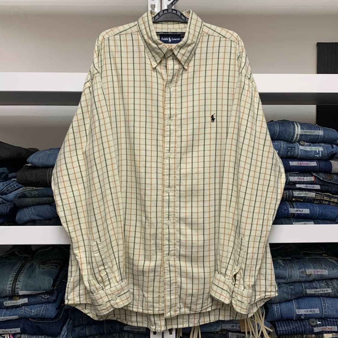 [2XL] 폴로 랄프로렌 윈도우페인체크 코튼셔츠 상품이미지2