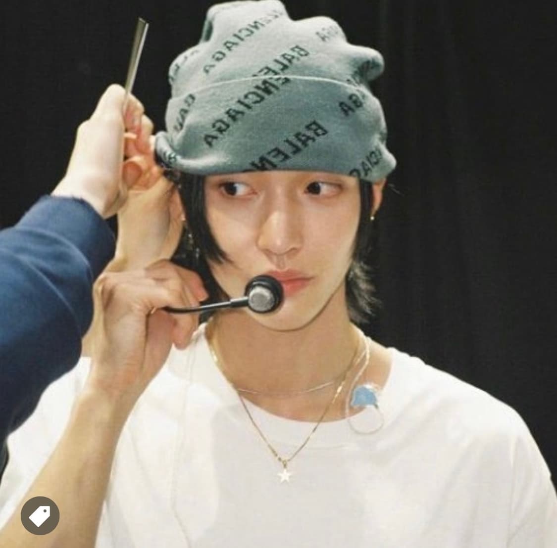 발렌시아가 미러 올오버 로고 비니 정품 OS 상품이미지6