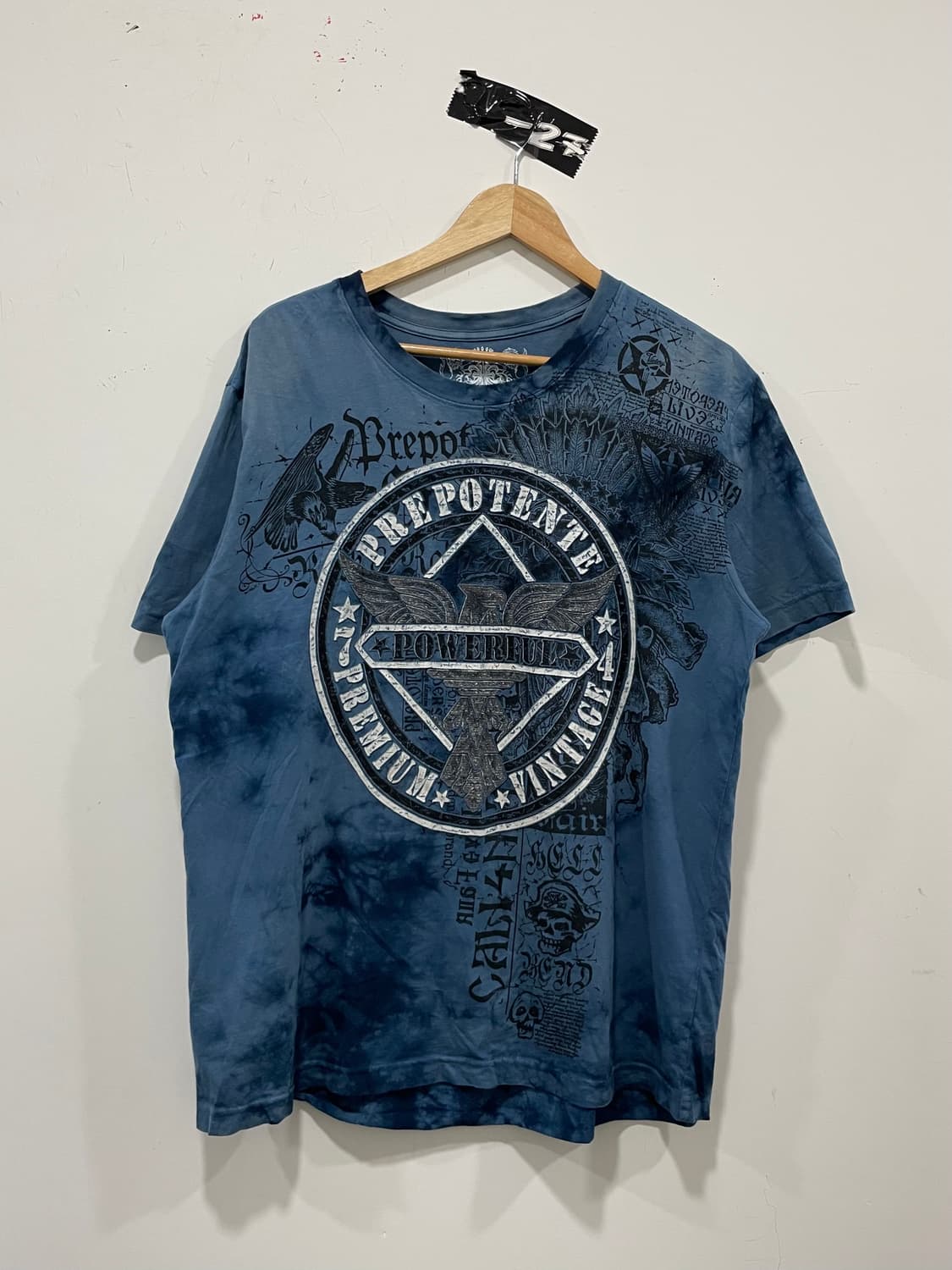 Prepotente 프레포텐테 락 시크 타이다이 반팔티셔츠 상품이미지3