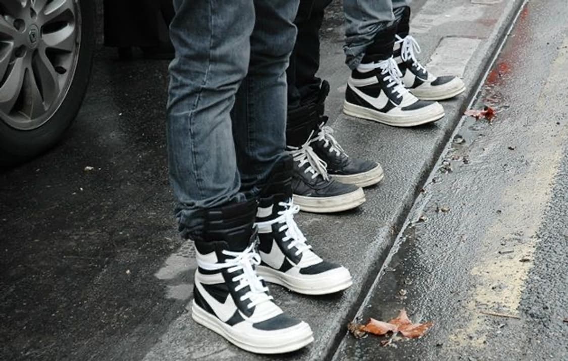 [41] 릭오웬스 덩크 릭나이키 검흰 상품이미지1