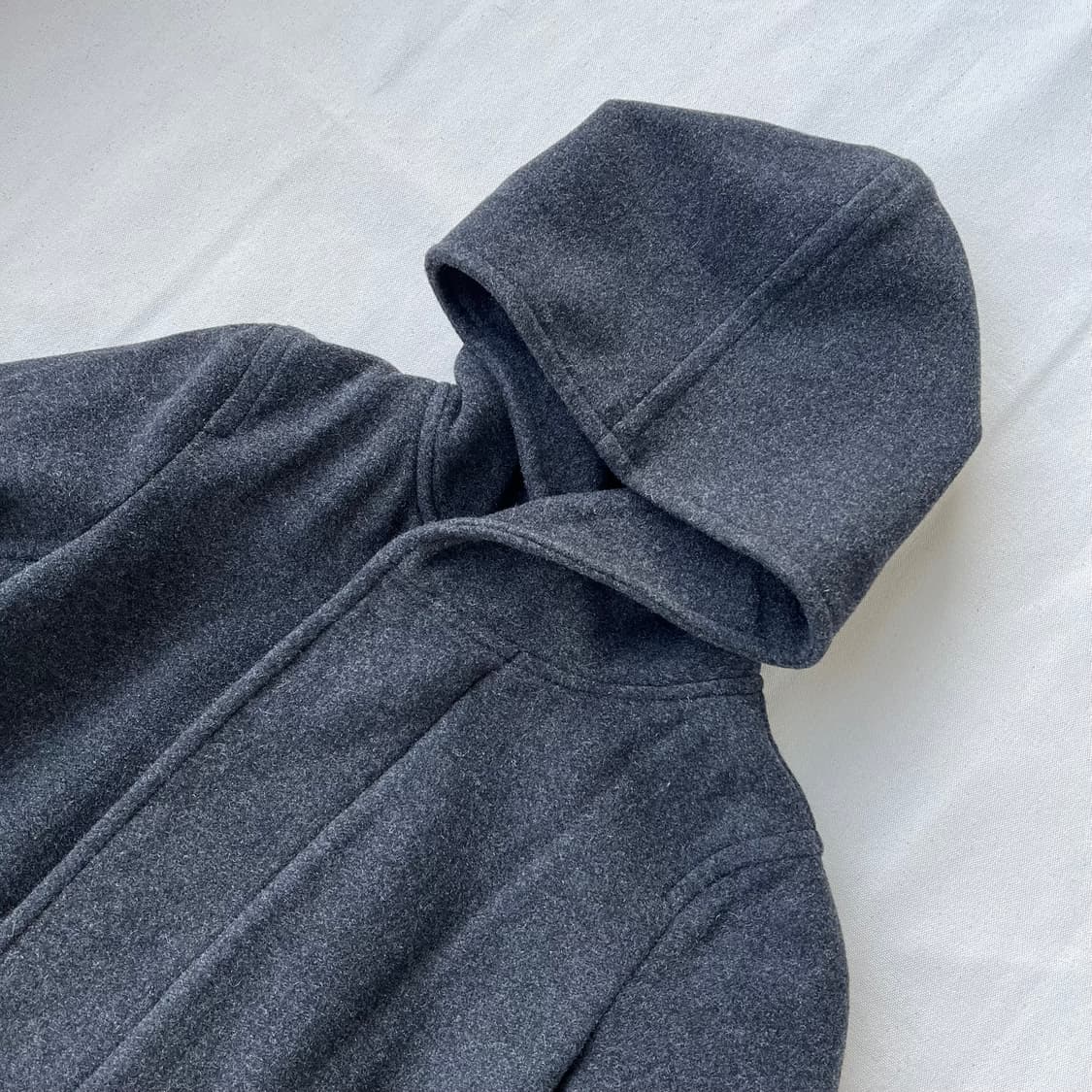 주카 울 후디 하프 코트 상품이미지1