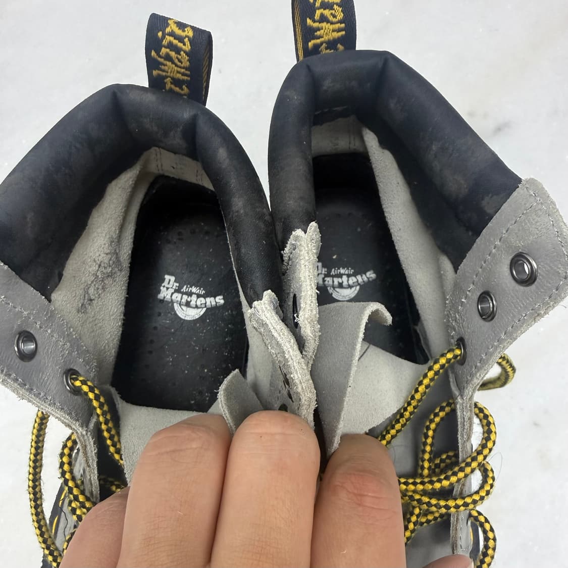 (UK5 240)닥터마틴 워커부츠.939 그레이 6홀 상품이미지8