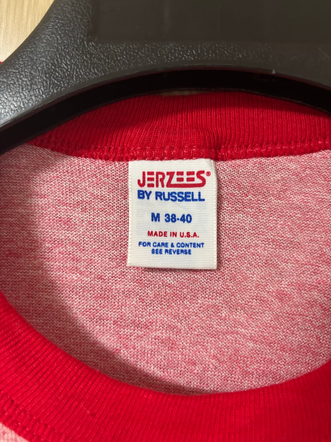 80s JERZEES 러셀 핑크 빈티지 프린팅 상품이미지4